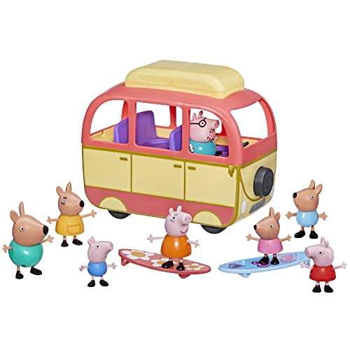 Jouet Peppa Pig (F4892FF2) - Camping-Car + 8 Figurines et 4 Accessoires