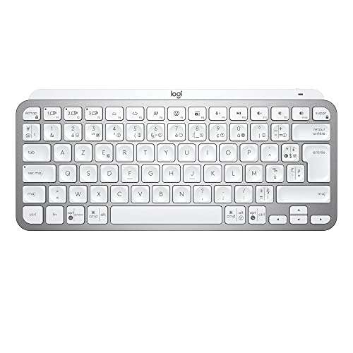 Clavier sans-fil rétroéclairé Logitech MX Keys Mini - Blanc (version Mac) (+3,15€ en Rakuten Points) - Vendeur Darty