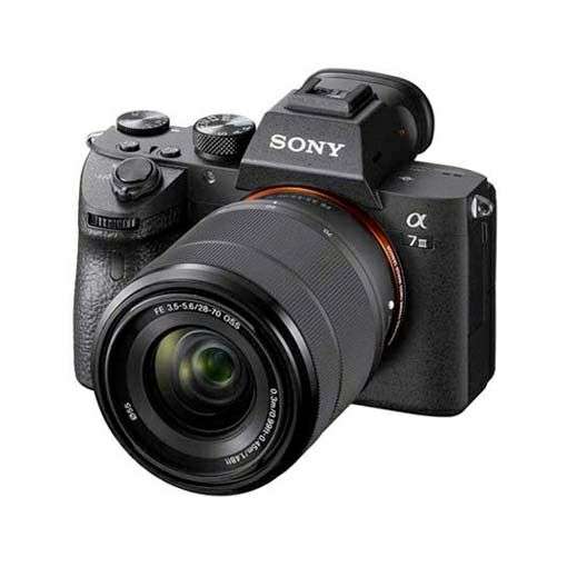 Appareil photo hybride Sony Alpha 7 III avec Objectif 28-70 mm F3.5-5.6 OSS (Via ODR 200€)