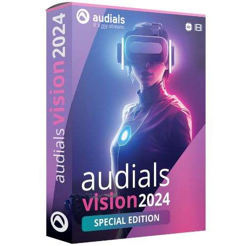 Version Complète et Gratuite d'Audials Vision 2024 SE - Optimisation Des Vidéos Par IA (Dématérialisé - chip.de)