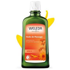 Lot de 2 flacons d'huile de Massage à l'Arnica Weleda - 2x200 ml