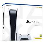Console Sony Playstation 5 (PS5) - Edition Standard (+ Jusqu'à 102€ en Rakuten Points)