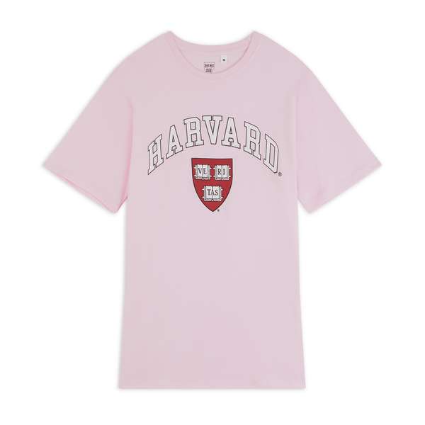 T-Shirt Harvard US College - Tailles XS à M, Rose. S et M Caramel