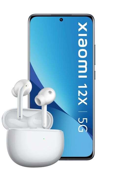 Pack Smartphone 6.28" Xiaomi 12X (256 Go) + Ecouteurs sans fil Xiaomi Buds 3 (Reconditionné - Parfait État)
