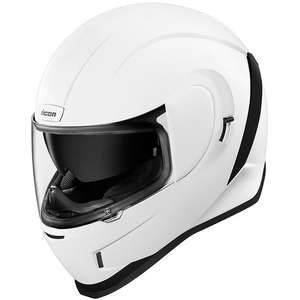 Casque moto intégral Icon Airform - Blanc, Tailles M à XL