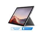 PC Portable 12,3" Microsoft Surface Pro 7 Platine - I3, 4Go Ram, 128Go SSD, Win 10 (vendeur tiers)