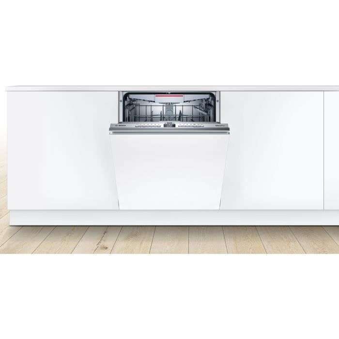 Lave-vaisselle tout intégrable Bosch SMV4HCX48E SER4 - 14 couverts, Induction, L60cm, Home Connect, 44dB