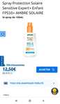 Spray Protection Solaire Sensitive Expert+ Ambre Solaire Enfant FPS50+ (via 8.75€ sur la carte fidélité)