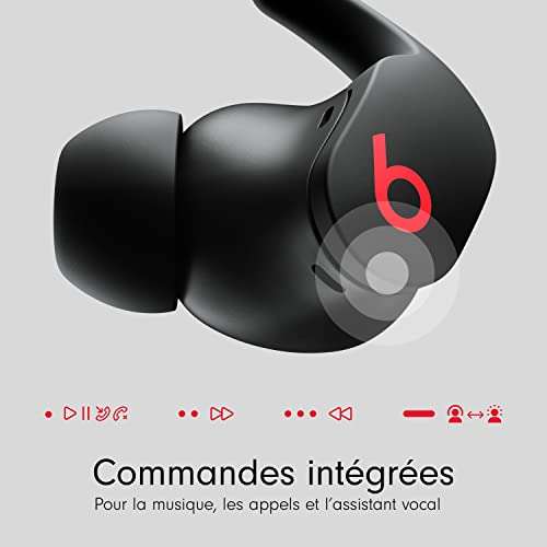 Ecouteurs sans fil Beats Fits Pro - IPX4, Noir (Occasion - Très Bon)