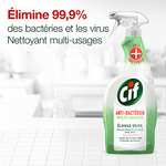Spray Nettoyant Antibactérien Multi-Usages sans javel Cif - 750ml (Via abonnement)