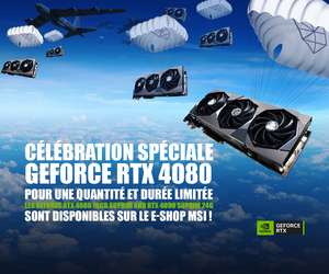 Carte Graphique MSI GeForce RTX 4080 SUPRIM X 16 Go