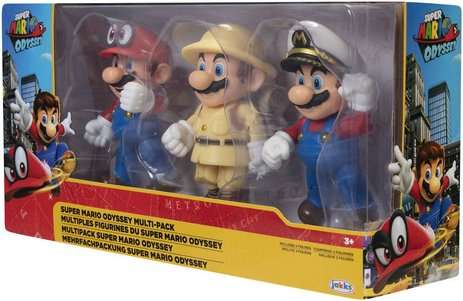 Pack de 3 figurines Super Mario Odyssey –