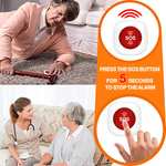 Alarme sociale GSM pour personnes âgées avec bouton SOS, appel d’urgence médicale smart portable (vendeur tiers)