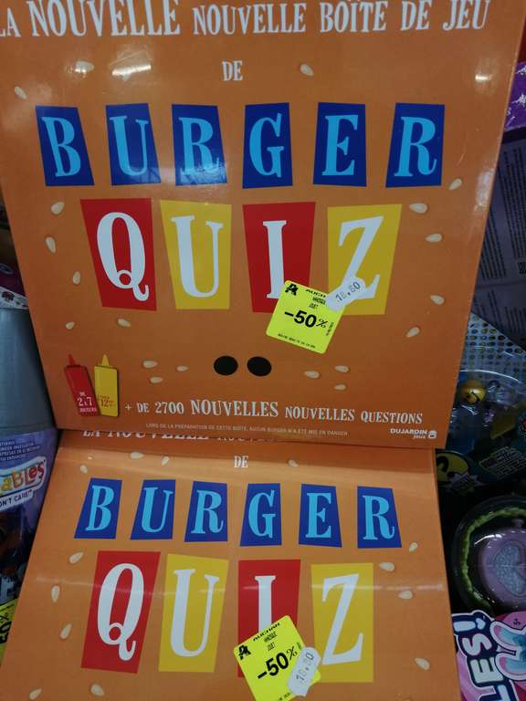 Jeu de société Burger Quiz Nouvelle Version - Manosque (04)