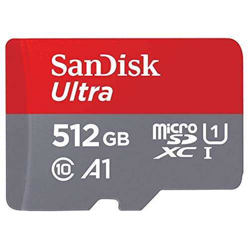 Carte micro SDXC SanDisk Ultra A1 microSD microSDXC 512 Go (‎SDSQUA4-512G-GN6MA)