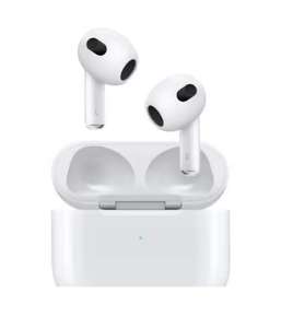 Ecouteurs sans fil Apple AirPods 3 + boitier de charge MagSafe - Blanc (Vendeur Carrefour, +8€ de Rakuten Points offerts)