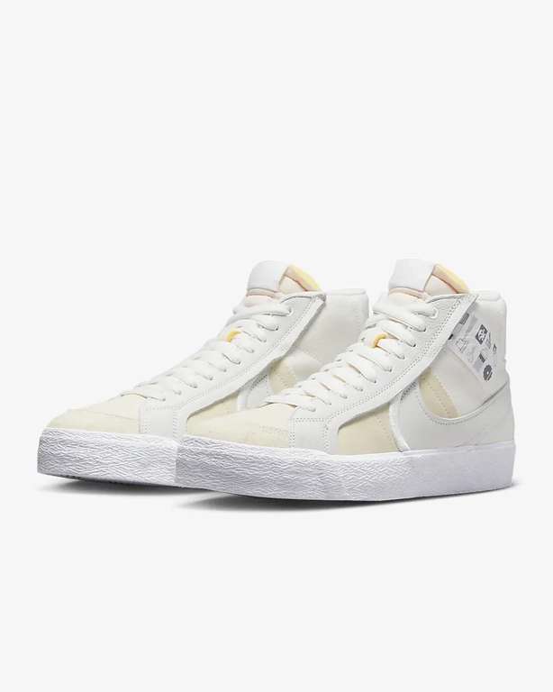 Chaussures Nike SB Zoom Blazer Mid Premium - Blanc, du 38.5 au 49.5
