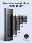 Boîtier externe UGREEN pour SSD M.2 NVMe - USB 3.2, 10 Gbps, UASP / TRIM, 2 Câbles inclus (Vendeur tiers, via coupons)