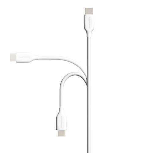 Câble USB-C 3.1 Gen1 vers USB-A Amazon Basics - 3 mètres, Blanc