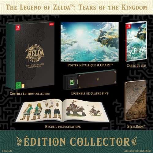 The Legend of Zelda: Tears of the Kingdom Edition Collector sur Nintendo Switch (Occasion - Parfait état)
