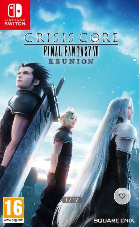 Crisis Core Final Fantasy VII Reunion sur Nintendo Switch (PS4 à 19,99€)