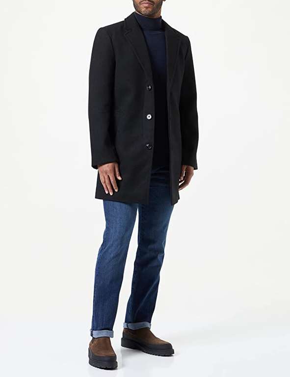 Manteau de Laine Tom Tailor - Noir, Taille S à 3XL