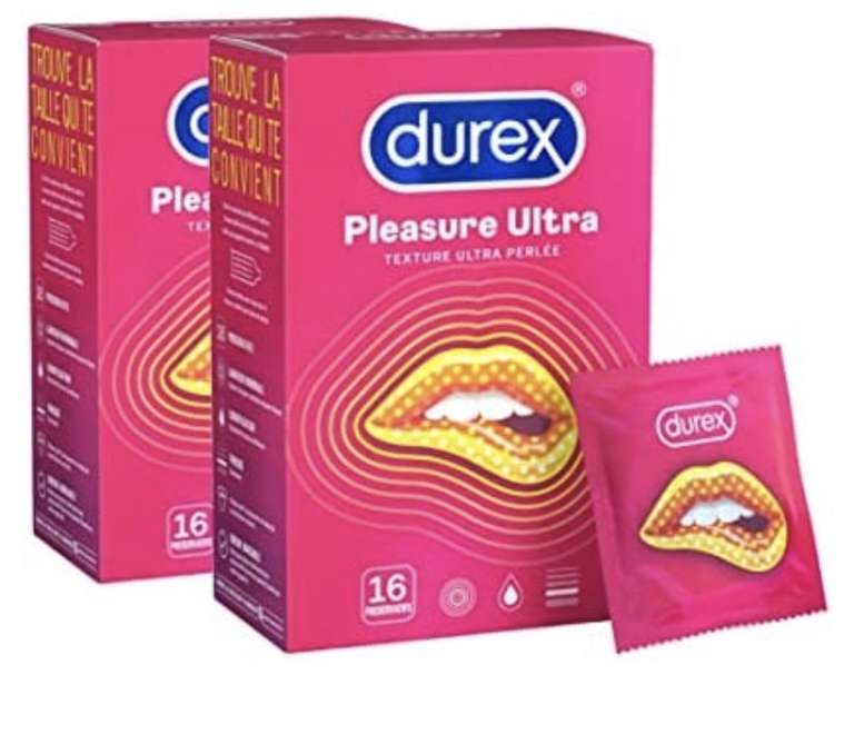 [Prime] Boite de 32 préservatifs Durex Pleasure Ultra