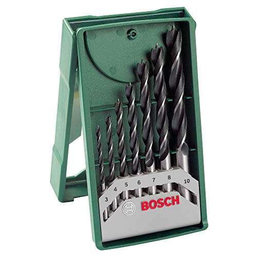Lot de 7 forets à bois Bosch Mini-X-Line 2607019580 - de 3 à 10 mm