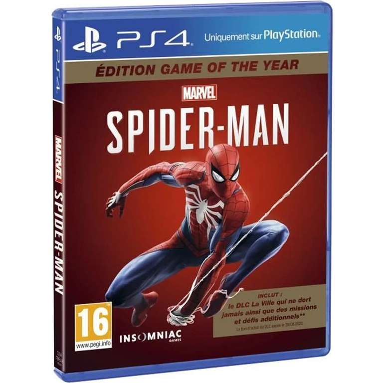 Marvel's Spider-Man GOTY sur PS4