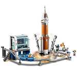Jouet Lego-City La fusée spatiale et sa station de lancement 60228