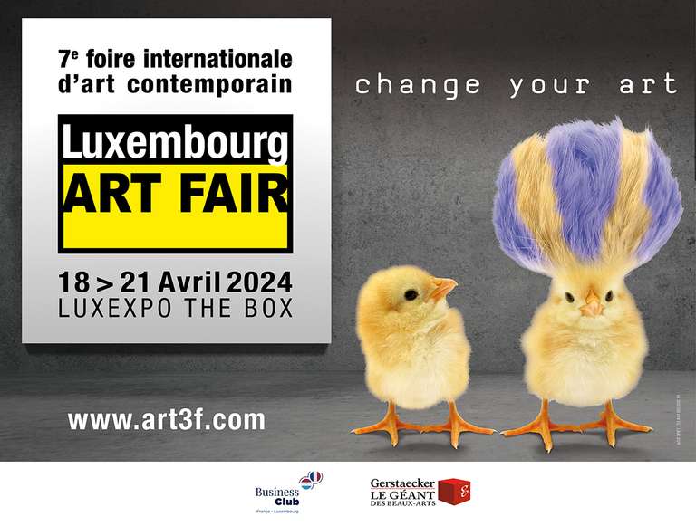 Invitation 7eme foire internationale d'art contemporain du 18 au 21 Avril (Frontaliers Luxembourg)