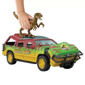 Coffret Ford Explorer Jurassic Park et Figurine de vélociraptor - Noz Gravigny (27)