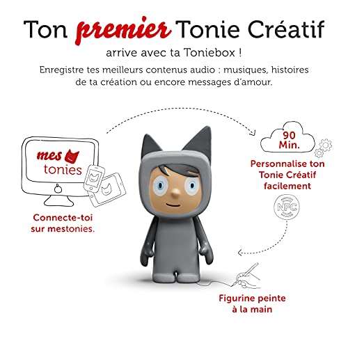 Tonies Mon Premier Coffret Toniebox Granite + 1 Figurine Créatif