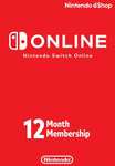 Abonnement de 12 mois au Nintendo Switch Online (dématérialisé)