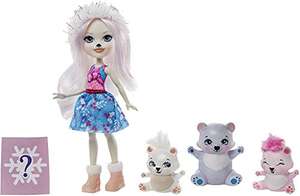 Coffret Famille Enchantimals avec mini-poupée Pristina ours polair