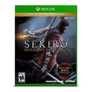 Sélection de jeux Xbox One et Series XIS - Ex: Sekiro: Shadows Die Twice - GOTY (Dématérialisé, activation store Argentine)