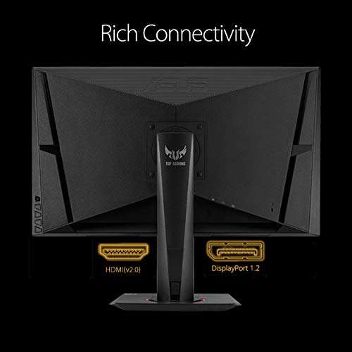 Écran PC 27" Asus TUF Gaming VG27AQ - WQHD, 2560x1440 Dalle IPS, HDR10, 165 Hz, 1 ms, FreeSync