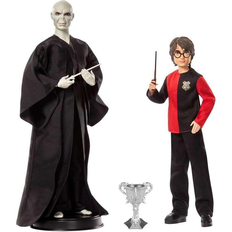 Pack 2 poupées Voldemort et Harry Potter (via 12€ sur la carte fidélité)