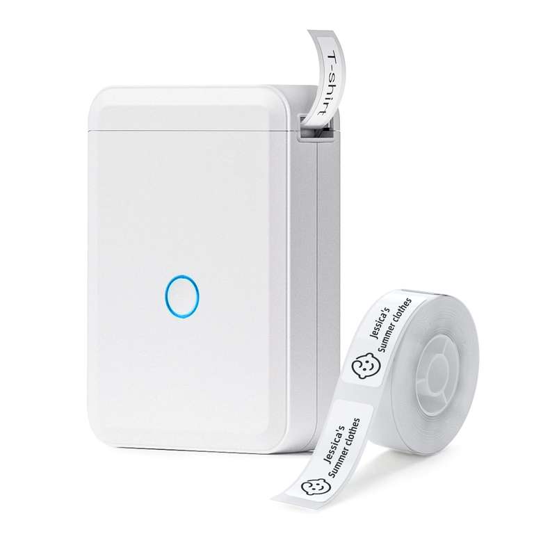 Etiqueteuse portable Niimbot D110 - Bluetooth avec 1 rouleau d'étiquettes inclus (Vendeur tiers)