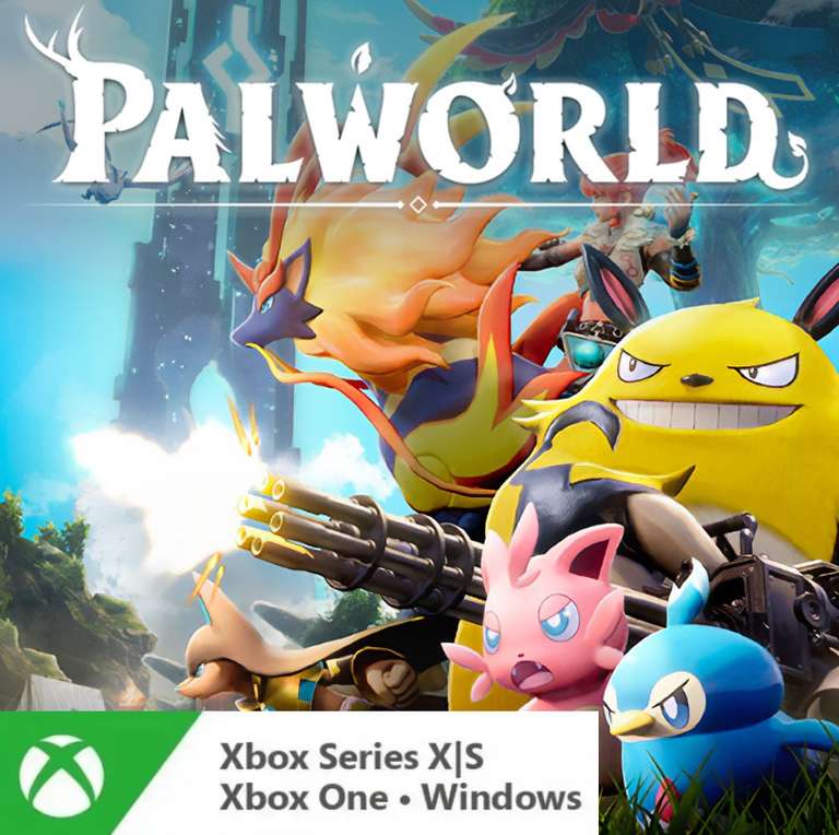 Palworld sur Xbox One, Series XIS & PC Windows 10/11 (Dématérialisé - Clé Argentine)