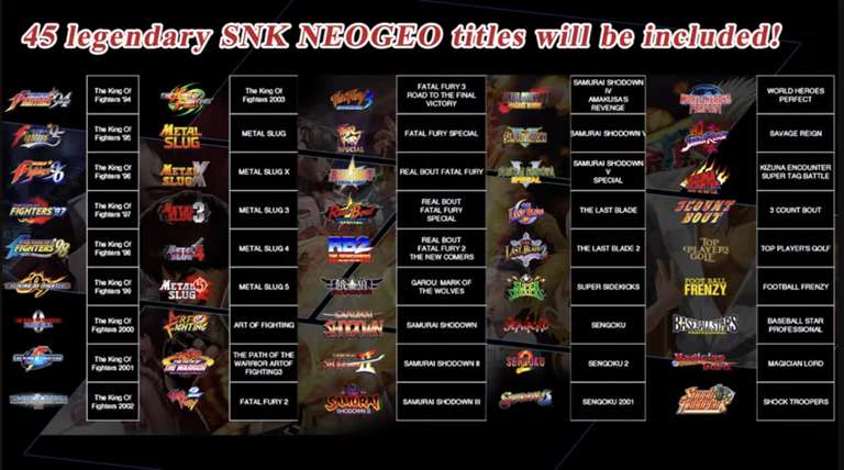 [Précommande] Console Arcade SNK MVS Mini de Unico