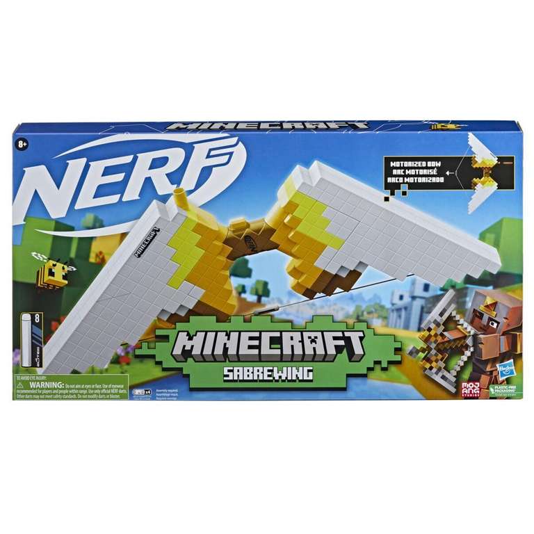 Jouet Nerf Minecraft - Arc Sabrewing (Via click & collect)