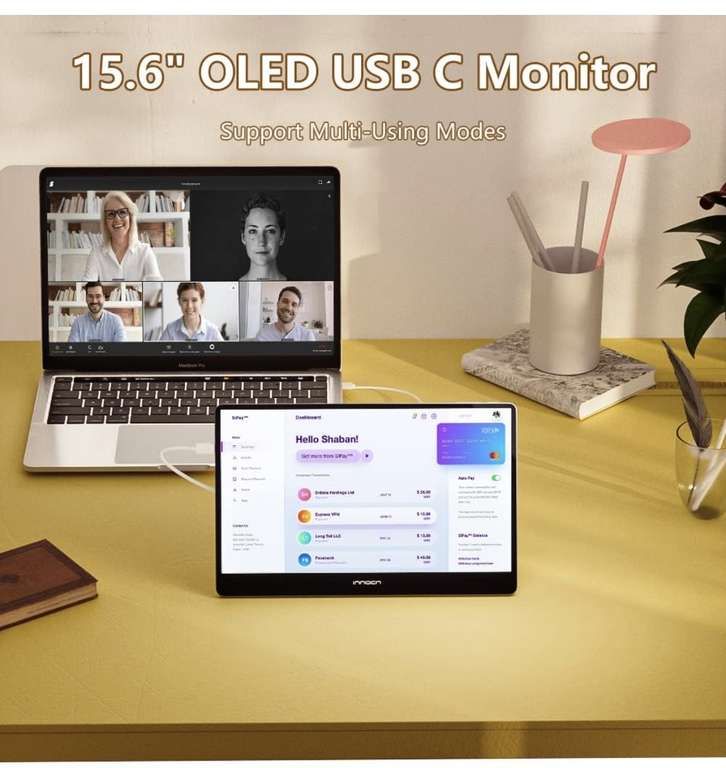 INNOCN OLED Ecran Portable Monitor, 15.6 FHD 1MS, HDR, HDMI/USB-C (Vendeur  Tiers) –