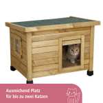 Maison pour chat en bois Kerbl Rustica, 57 x 45 x 43 cm