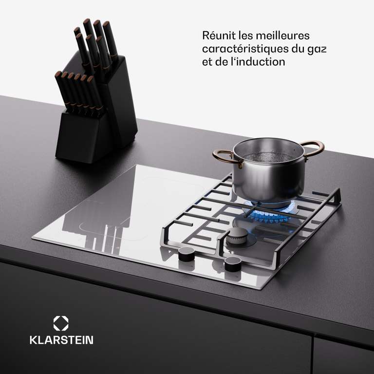 Plaque induction Linarie Rennes Table de cuisson à induction LS60I3Z 3 zones 60 cm
