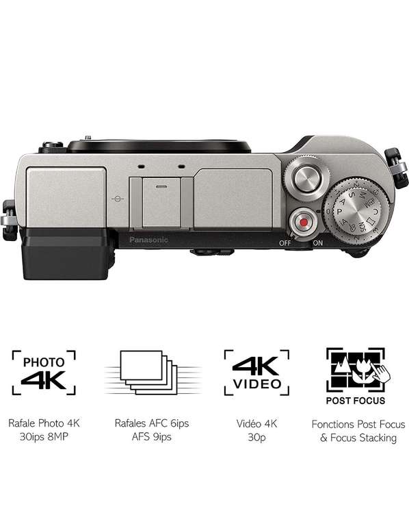 Appareil photo Hybride Panasonic Lumix DC-GX9 - Boitier nu, Monture micro 4/3, capteur 4/3 20 MP