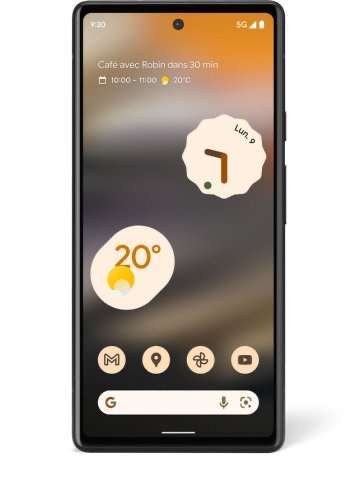 Smartphone 6.1" Google Pixel 6A 5G - 128 Go - Coloris au choix (via 100€ de bonus reprise)