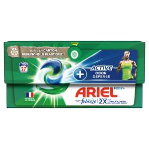 Paquet de lessive Ariel Pods - 27 capsules (Via 9,57€ sur Carte Fidélité et ODR 5,47€)