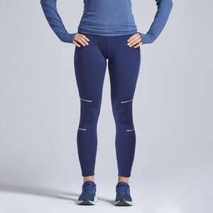 Collant de Running Chaud pour Femme Kiprun Warm - Plusieurs tailles disponibles, bleu