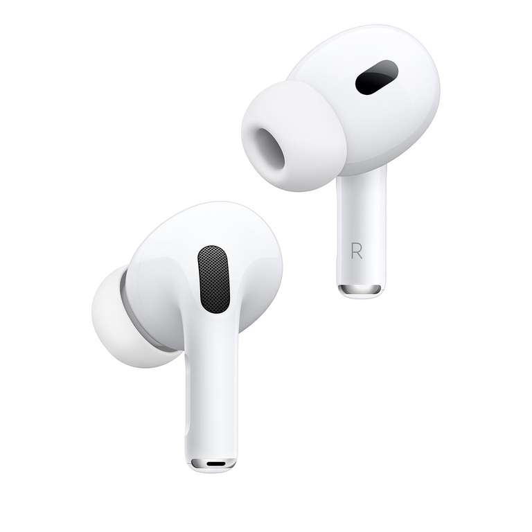 Ecouteurs sans fil Apple AirPods Pro 2ème génération (2023) avec Boîtier de charge MagSafe USB-C (MTJV3)